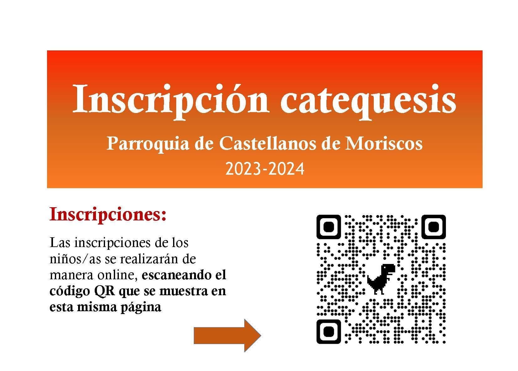 Inscripción a Catequesis