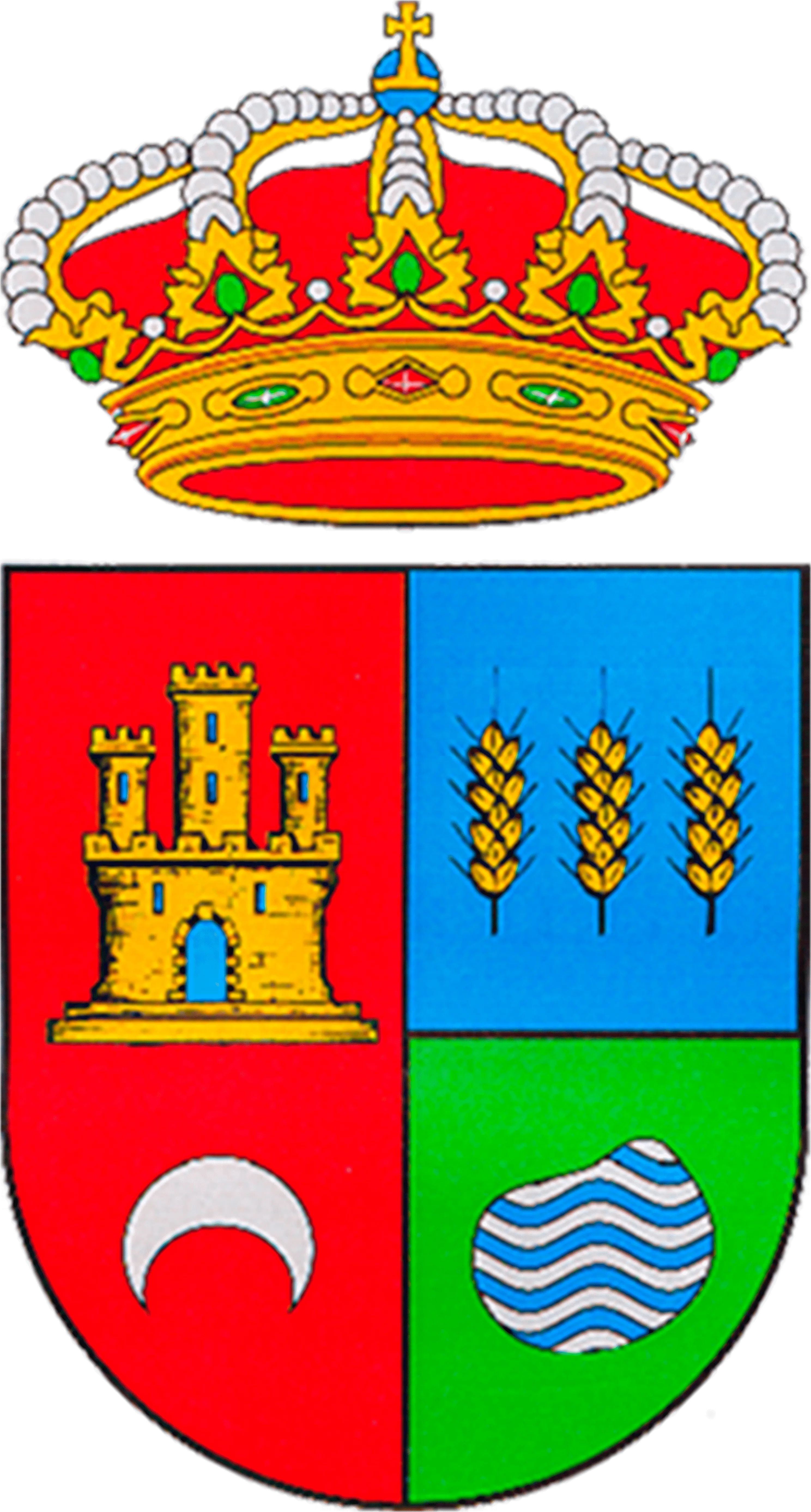 Escudo del Ayuntamiento de Castellanos de Moriscos