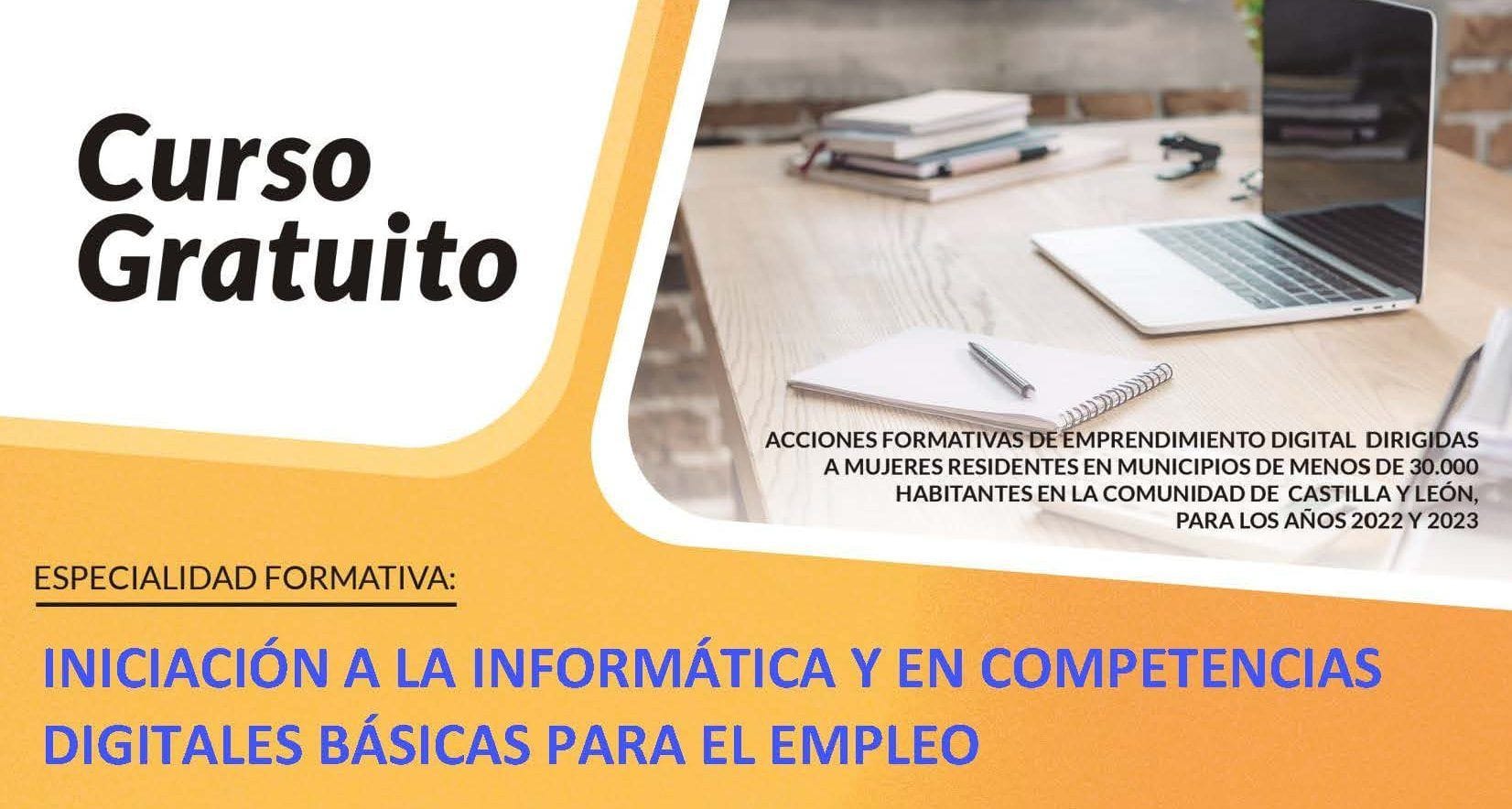 Curso gratuito de Iniciación a la Informática y en Competencias Digitales Básicas