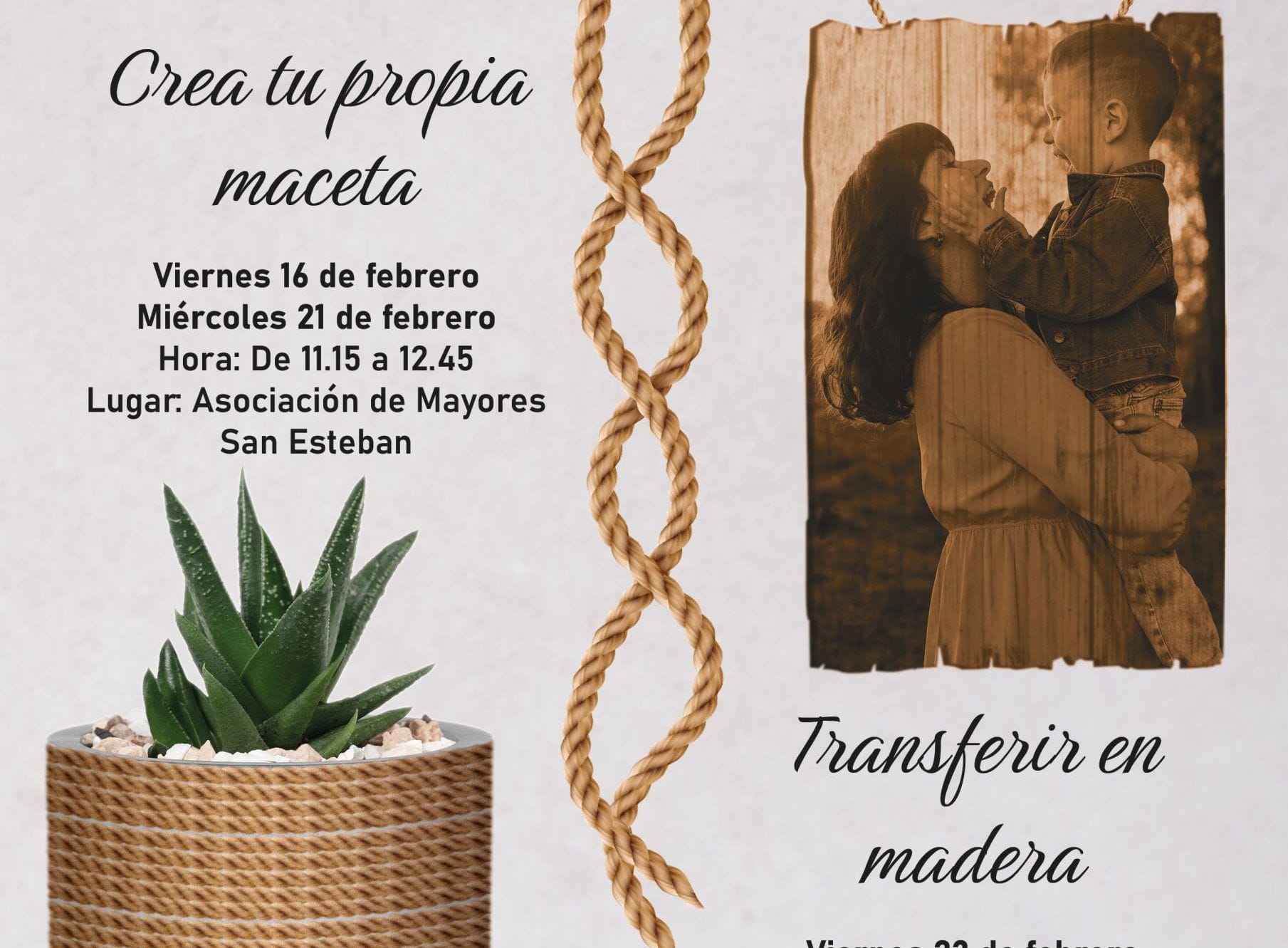 Talleres gratuitos de manualidades