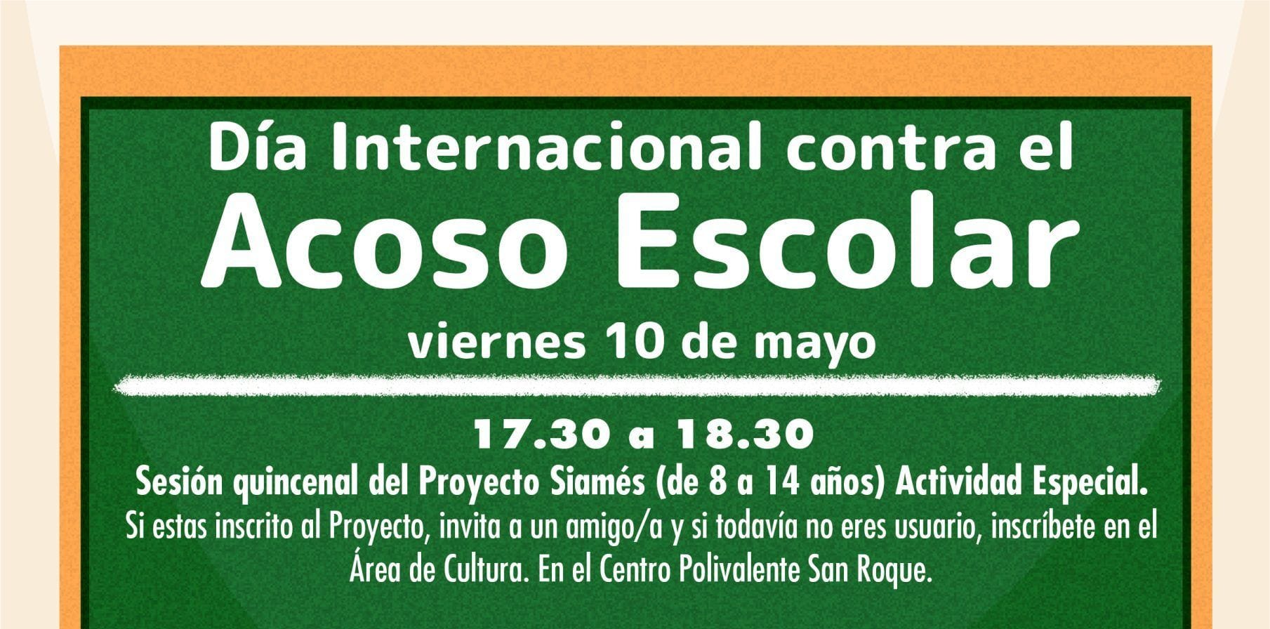 Día Internacional contra el Acoso Escolar