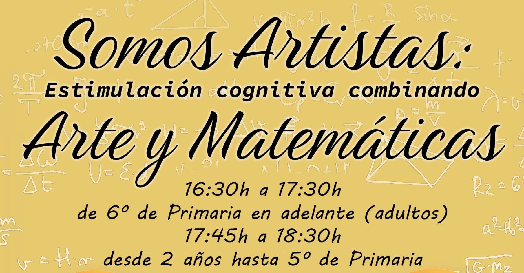 Somos artistas, estimulación cognitiva