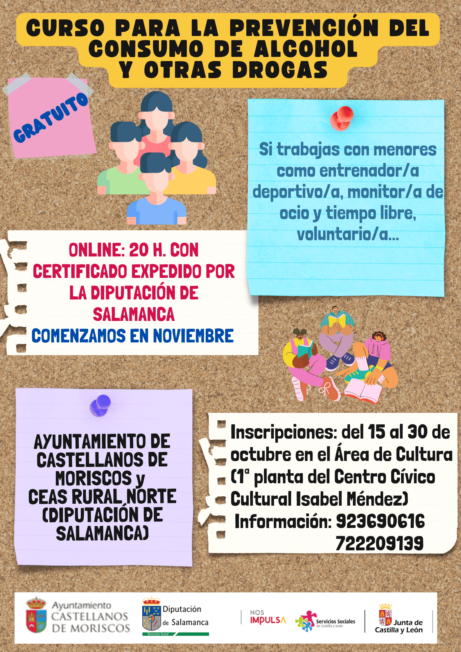 Curso para la prevención del consumo de alcohol y otras drogas