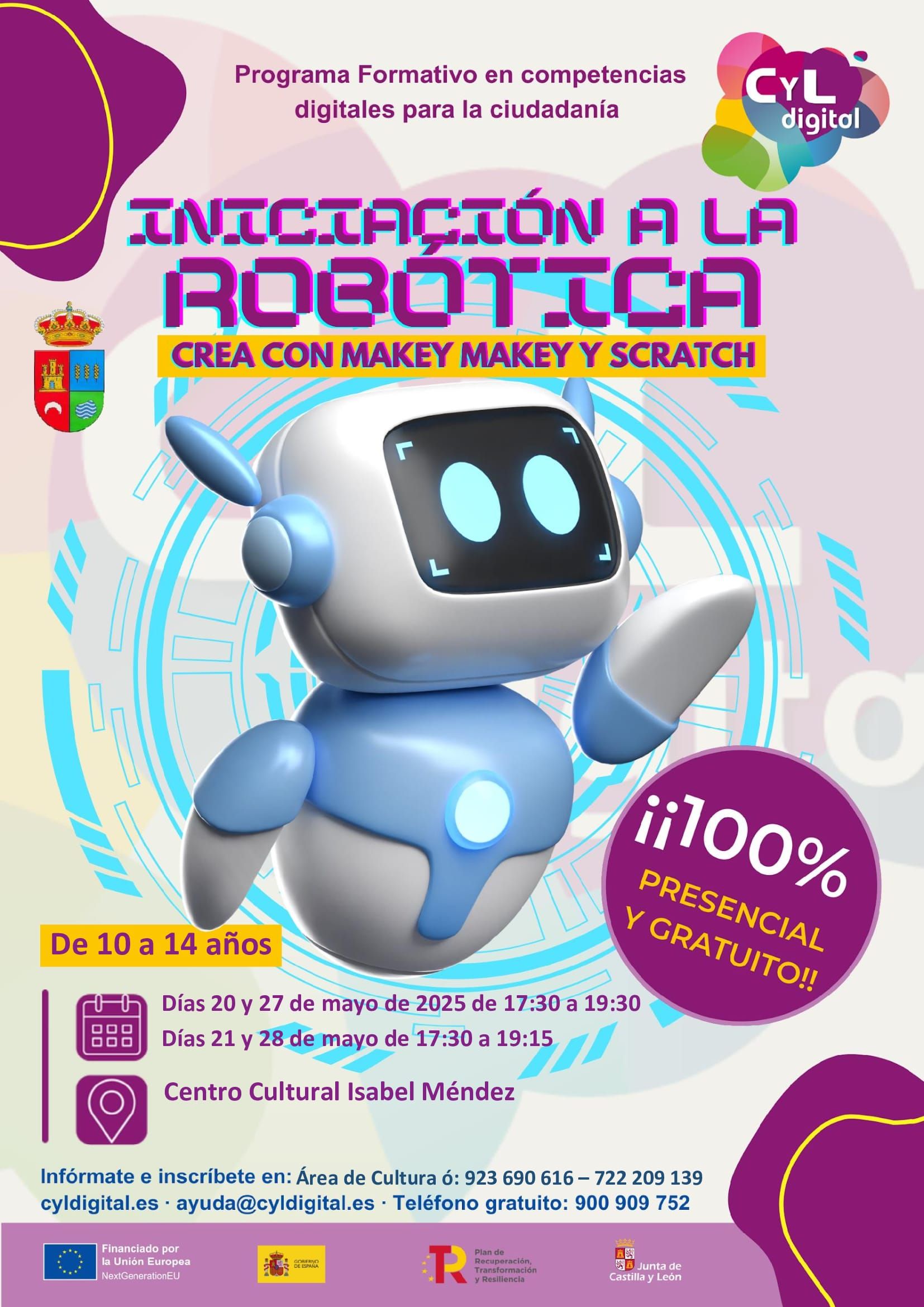 CURSO GRATUITO DE ROBÓTICA DE 10 A 14 AÑOS