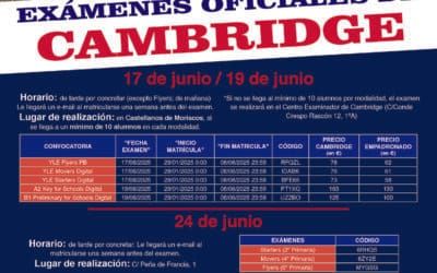 EXAMENES OFICIALES DE CAMBRIDGE