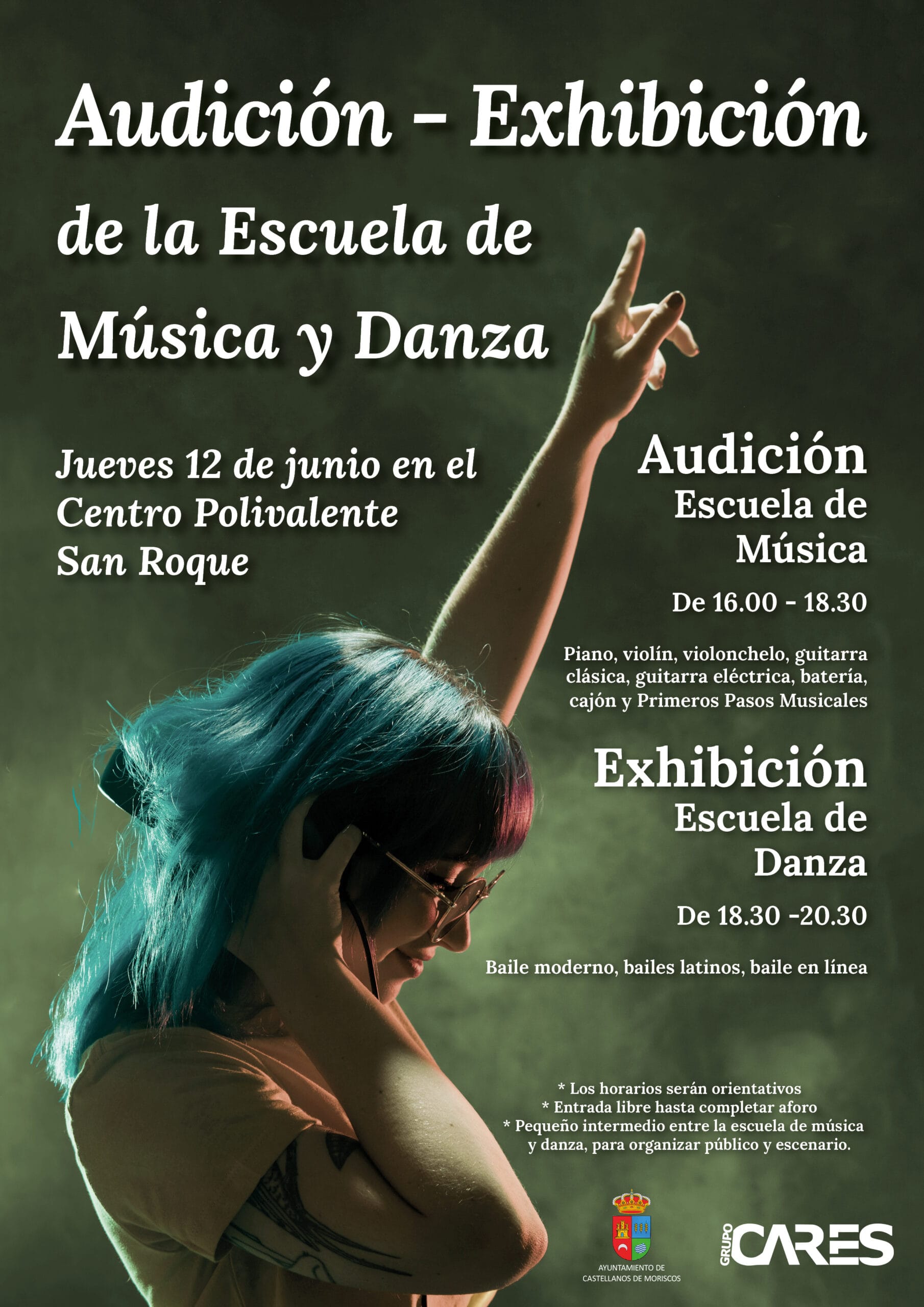 AUDICIÓN – EXHIBICIÓN DE LA ESCUELA DE MÚSICA Y DANZA
