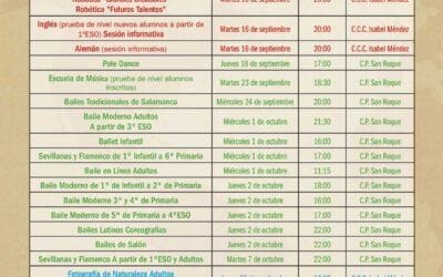 INFORMACIÓN Y DEMOSTRACIÓN GRATUITA DE ACTIVIDADES 25-26