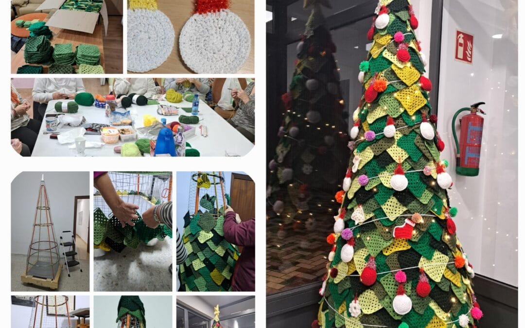 Felicitación navideña de Grupo de Crochet Libre