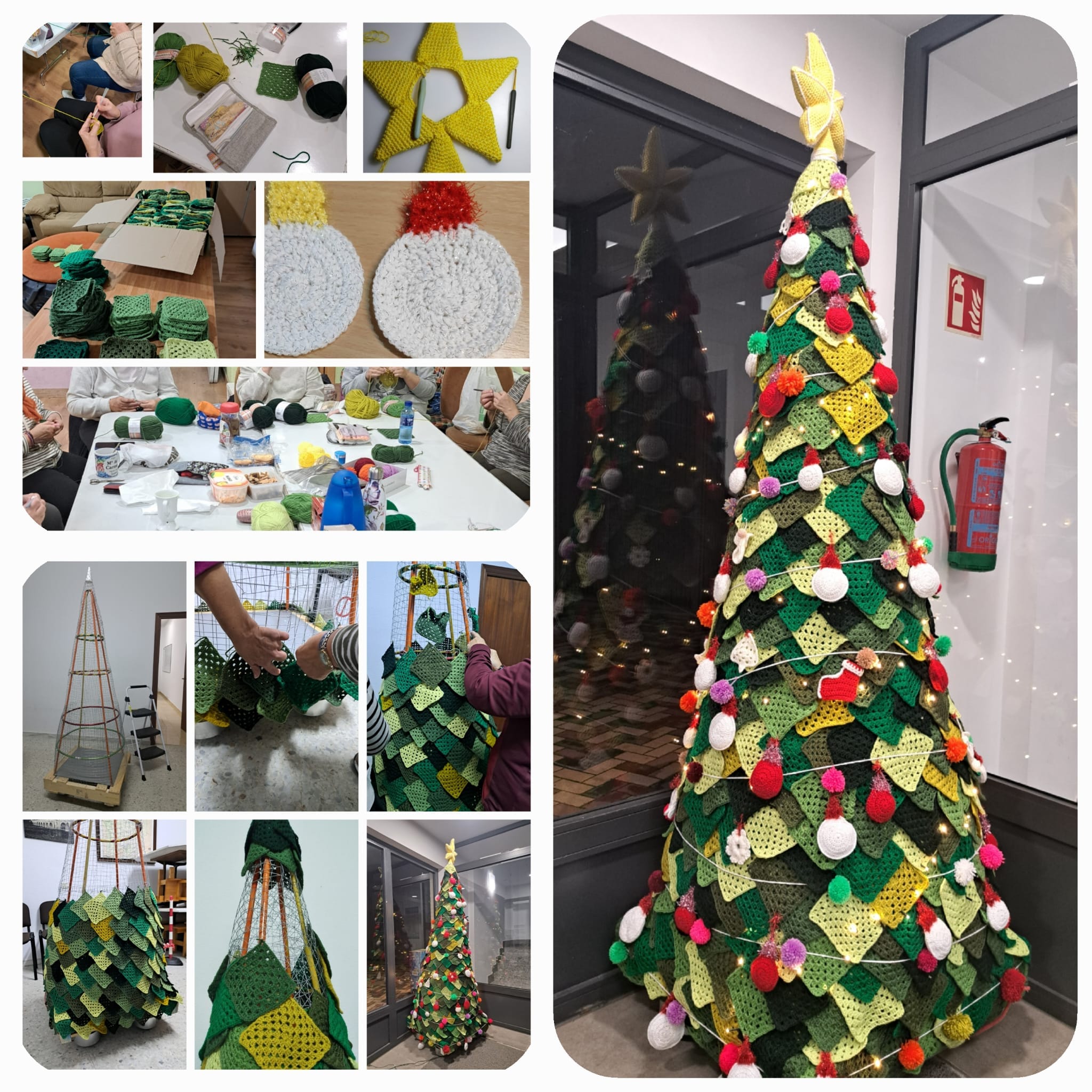 Felicitación navideña de Grupo de Crochet Libre