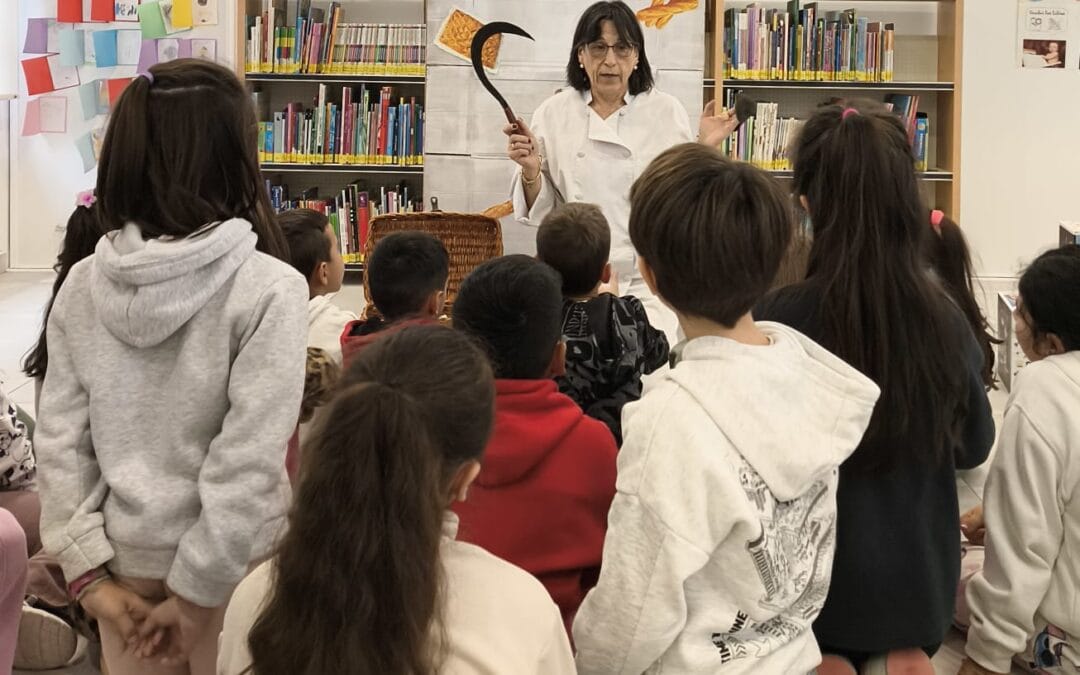 Visita del CRA María Moliner a la Biblioteca