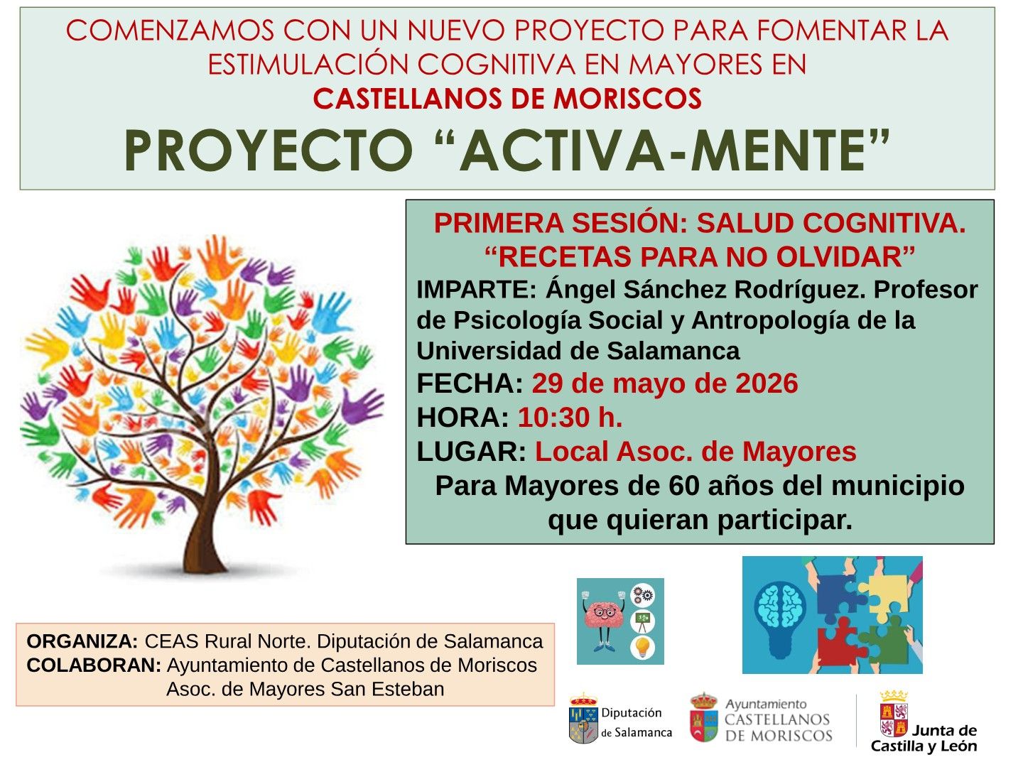 PROYECTO PARA FOMENTAR LA ESTIMULACIÓN COGNITIVA EN MAYORES