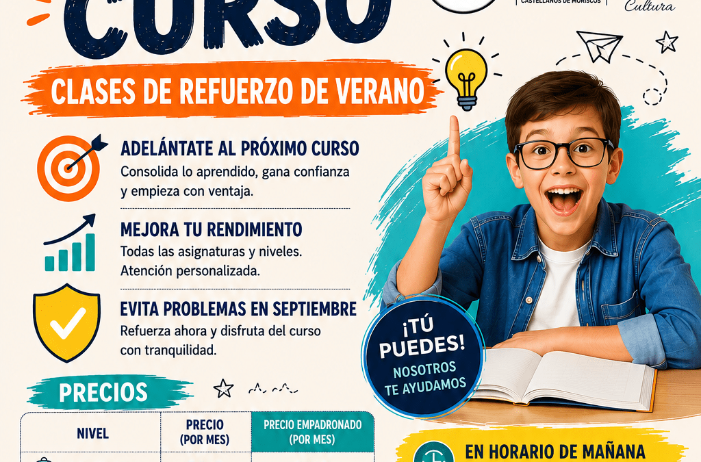 CLASES DE REFUERZO EN VERANO