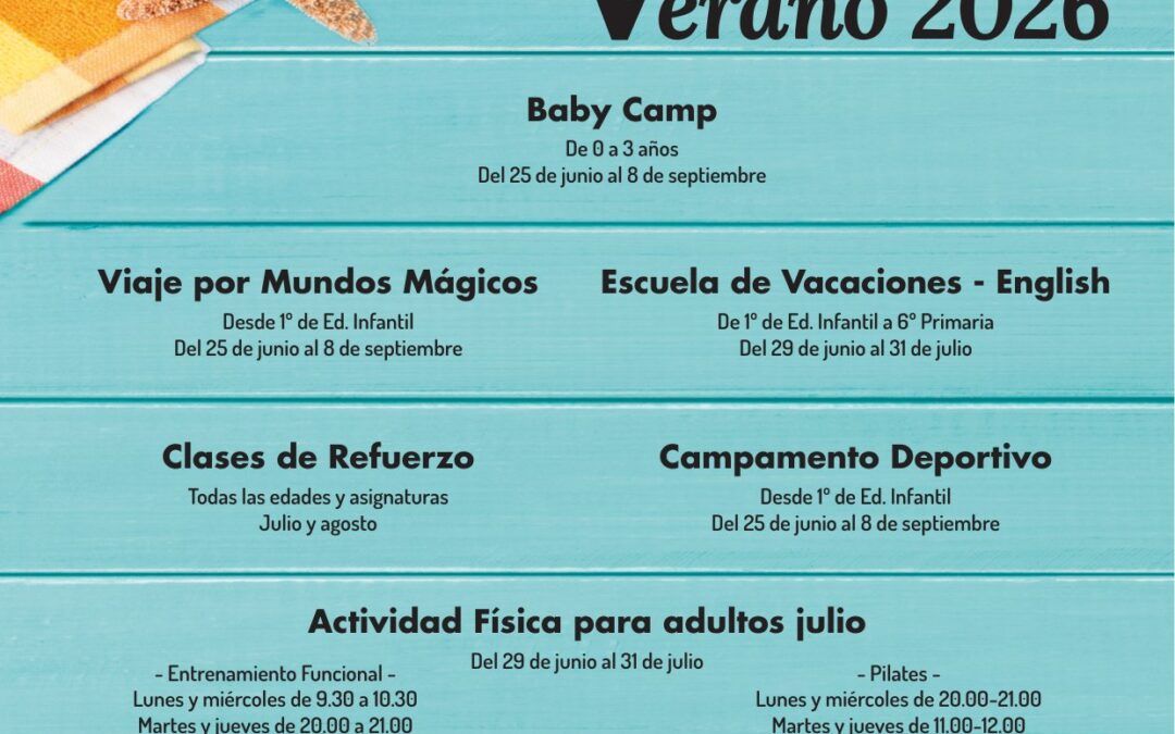 ACTIVIDADES DE VERANO 2026