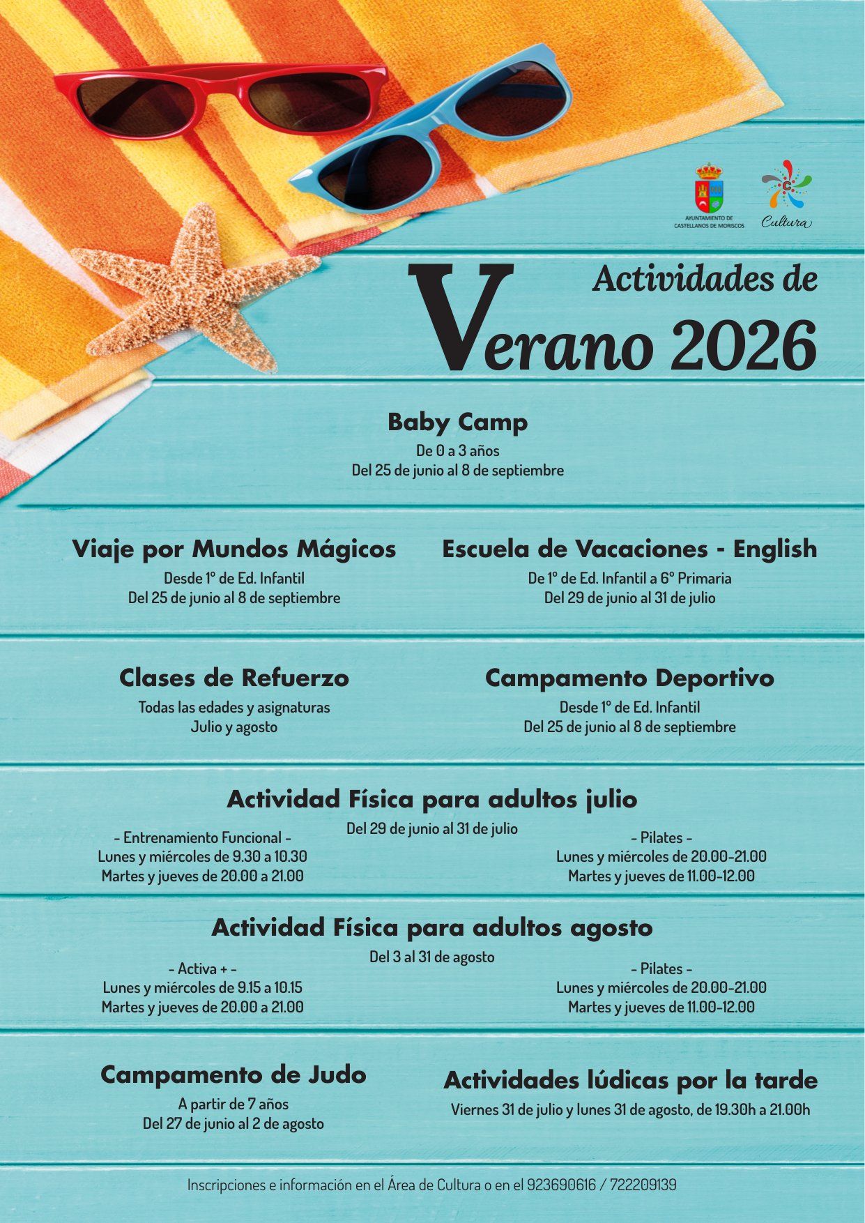 ACTIVIDADES DE VERANO 2026