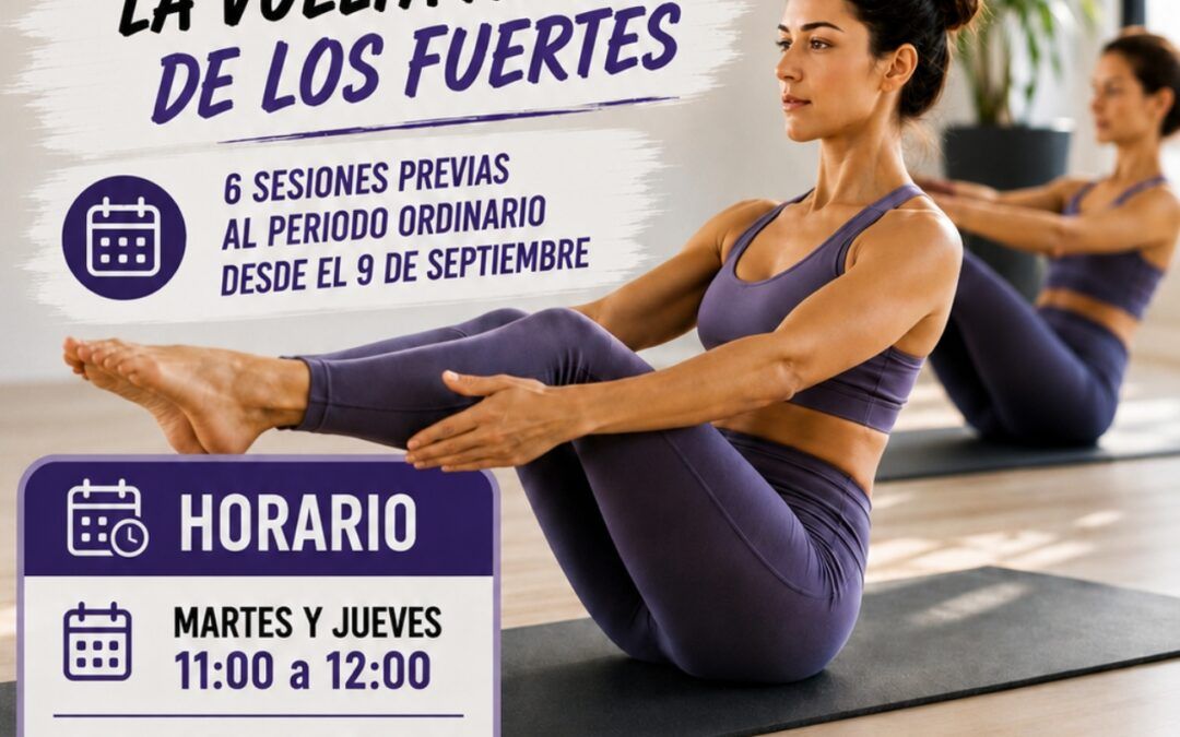 ENTRENAMIENTO FUNCIONAL Y/O PILATES ADULTOS EN SEPTIEMBRE