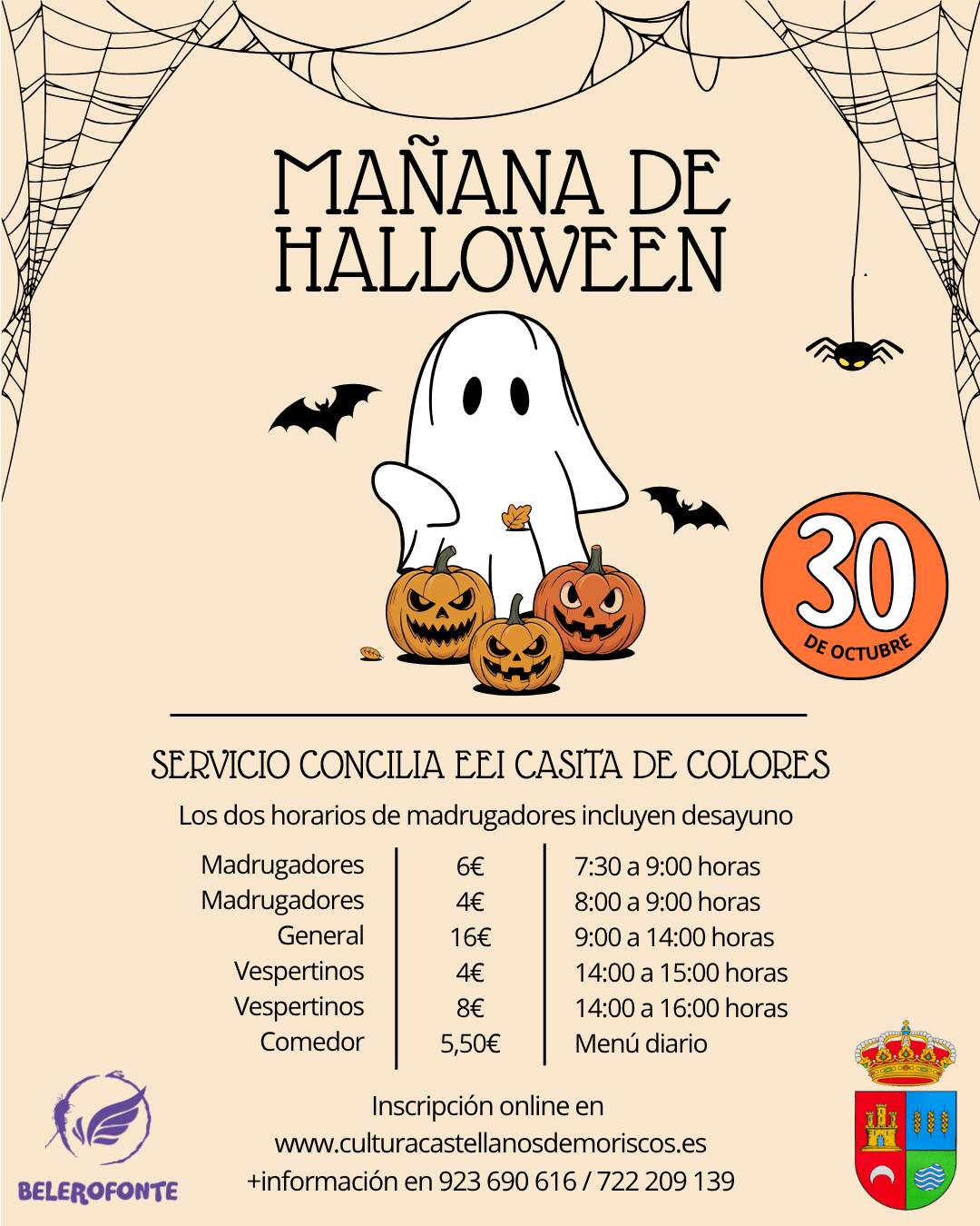 Concilio de Halloween de 0 a 3 años